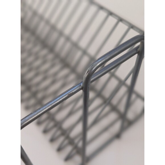 Vintage IKEA 12" Matte Silver Metal 20 CD Storage Rack/Holder - VINK 100.239.49 - Picture 8 of 9